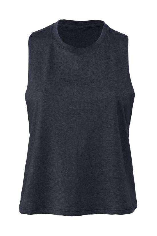 Bella Canvas Womens Racerback Cropped Tank Vest