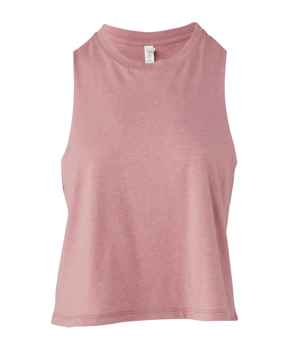 Bella Canvas Womens Racerback Cropped Tank Vest