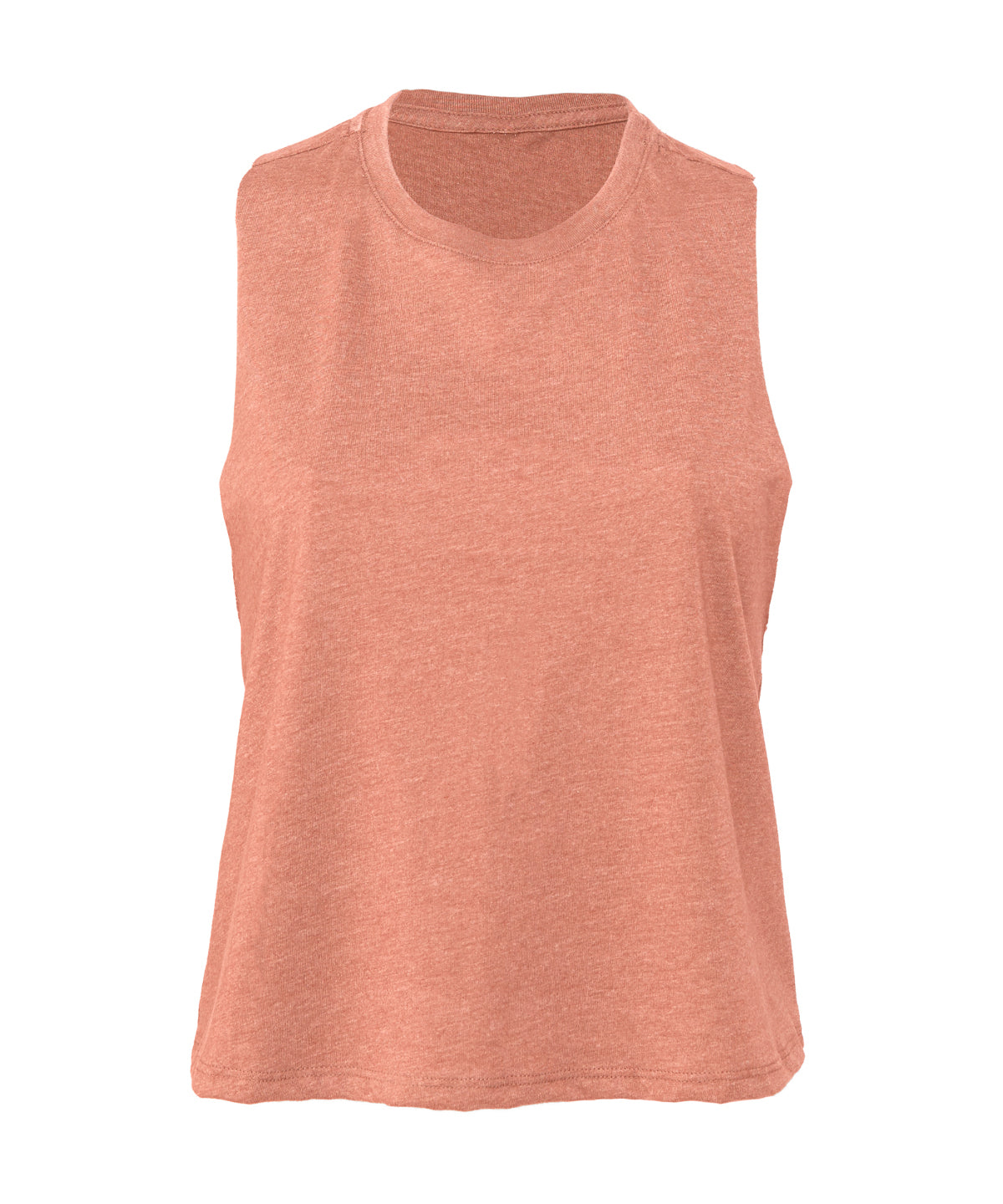 Bella Canvas Womens Racerback Cropped Tank Vest