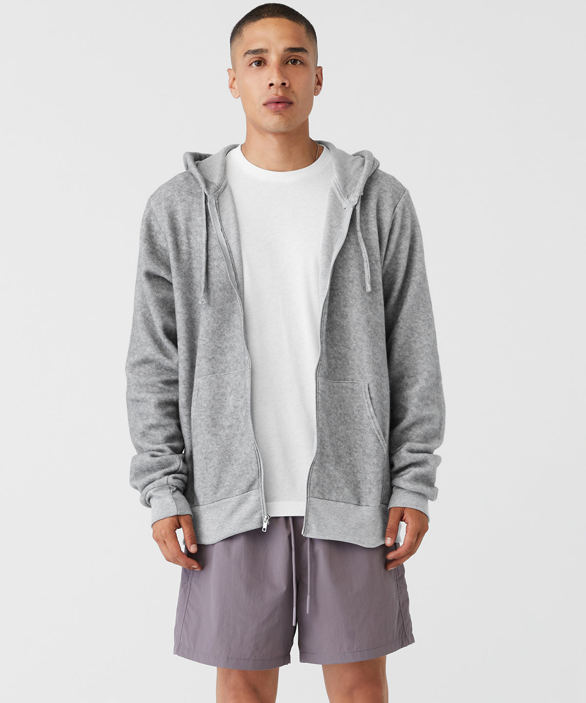 Super Soft Sueded Fleece FullZip Unisex Hoodie