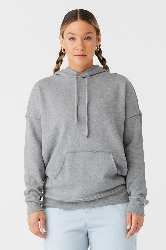 Bella Canvas Unisex Rawseam Hoodie Oversized Fit Kangaroo Pocket