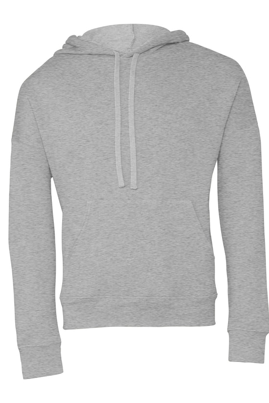 Soft Sponge Fleece Unisex Pullover Hoodie Kangaroo Pockets Ribbed Cuffs