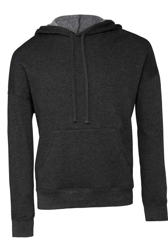 Soft Sponge Fleece Unisex Pullover Hoodie Kangaroo Pockets Ribbed Cuffs