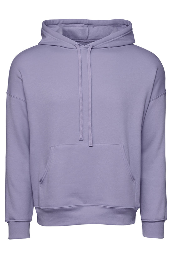 Soft Sponge Fleece Unisex Pullover Hoodie Kangaroo Pockets Ribbed Cuffs