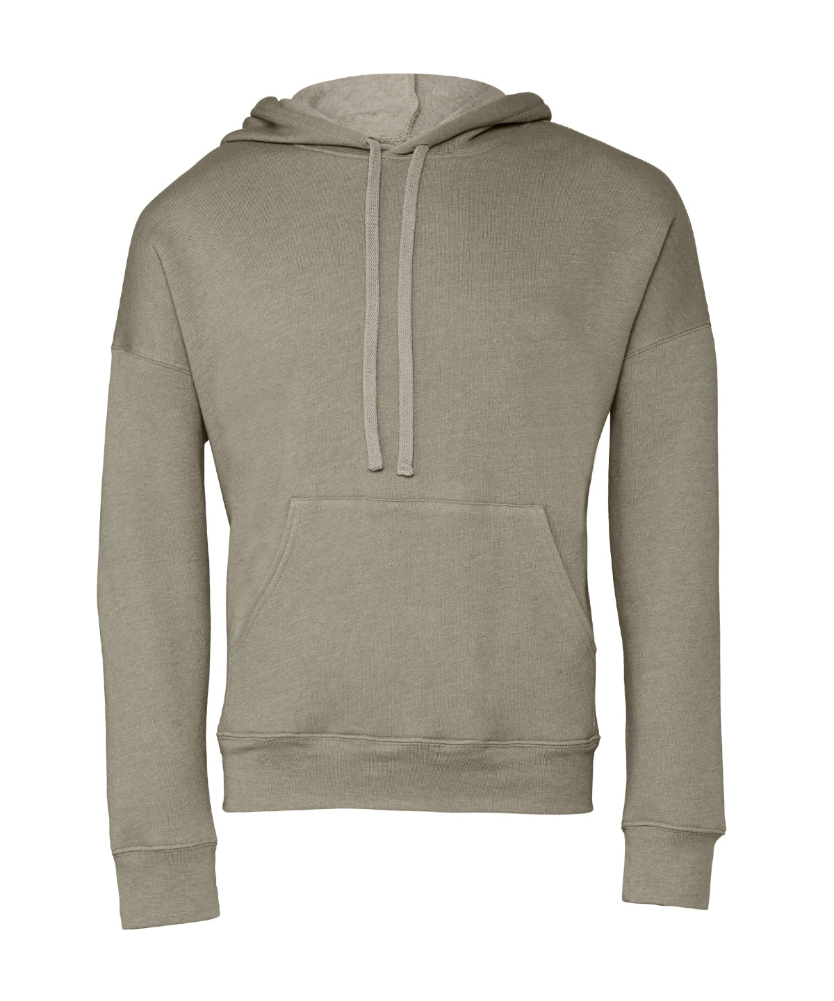 Soft Sponge Fleece Unisex Pullover Hoodie Kangaroo Pockets Ribbed Cuffs