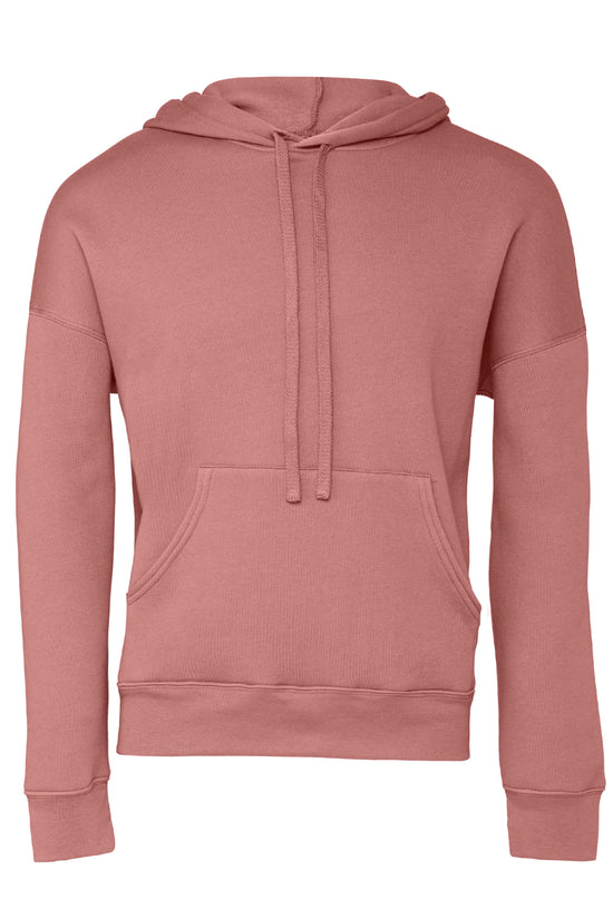 Soft Sponge Fleece Unisex Pullover Hoodie Kangaroo Pockets Ribbed Cuffs