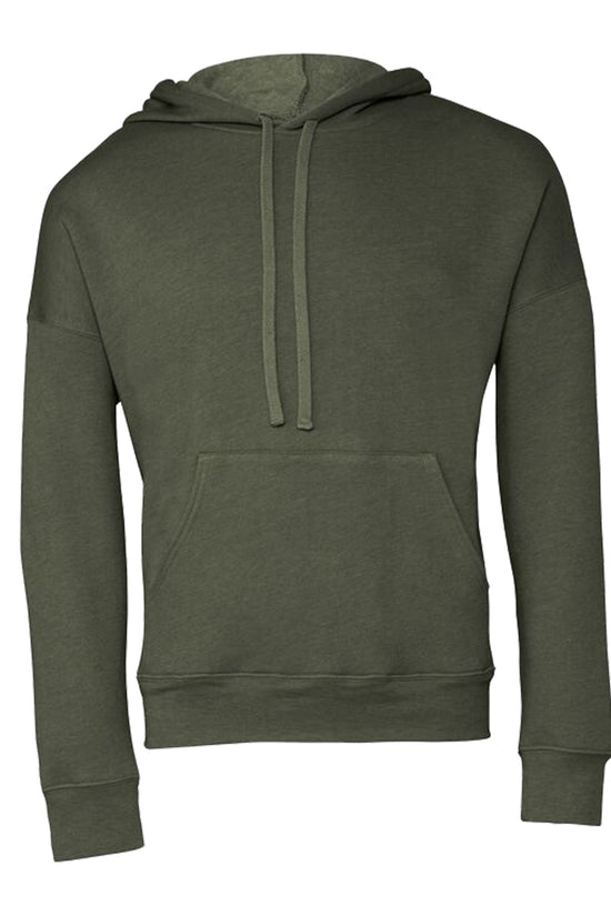 Soft Sponge Fleece Unisex Pullover Hoodie Kangaroo Pockets Ribbed Cuffs