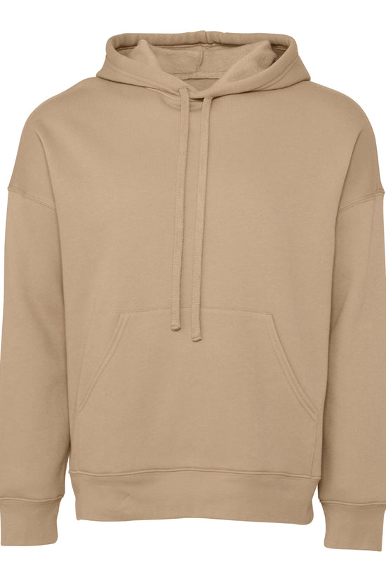 Soft Sponge Fleece Unisex Pullover Hoodie Kangaroo Pockets Ribbed Cuffs