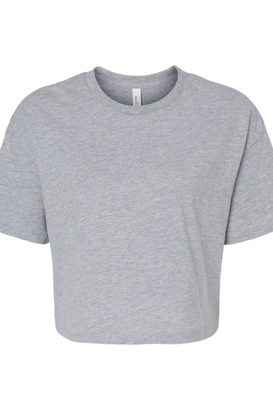 Bella Canvas Oversized Sleeve Crop Tee Womens Fashion TShirt