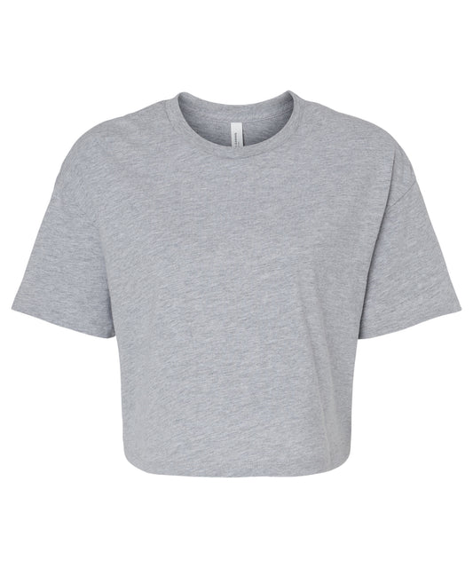 Bella Canvas Oversized Sleeve Crop Tee Womens Fashion TShirt