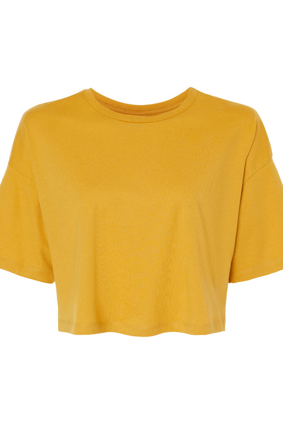 Bella Canvas Oversized Sleeve Crop Tee Womens Fashion TShirt