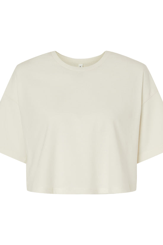 Bella Canvas Oversized Sleeve Crop Tee Womens Fashion TShirt