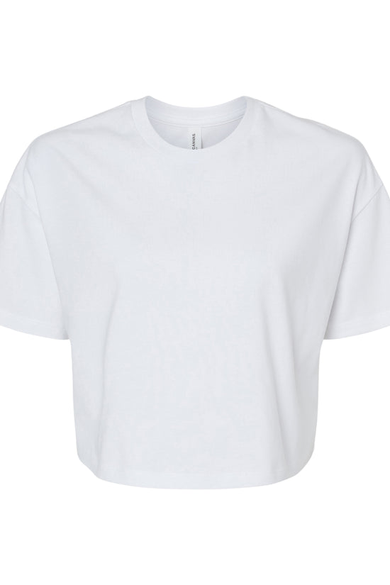 Bella Canvas Oversized Sleeve Crop Tee Womens Fashion TShirt
