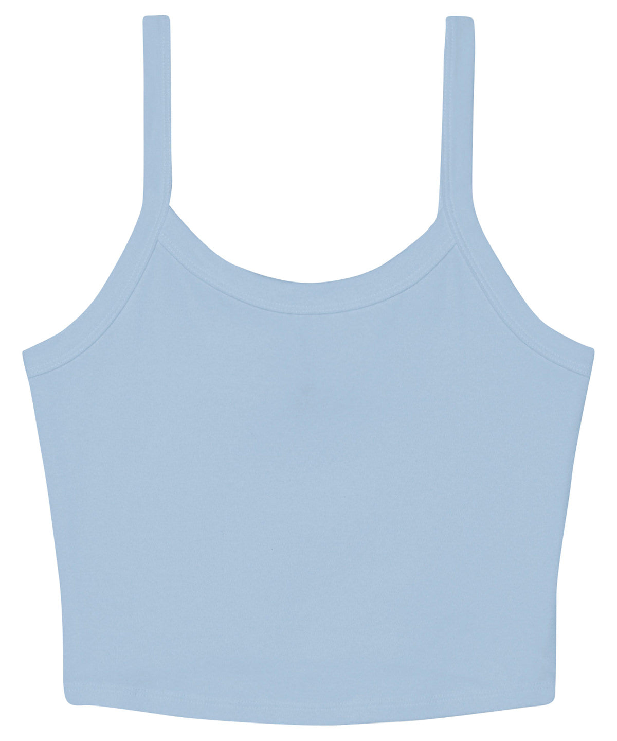 Bella Canvas Womens Micro Rib Spaghetti Strap Tank Fitted Stretch Vests