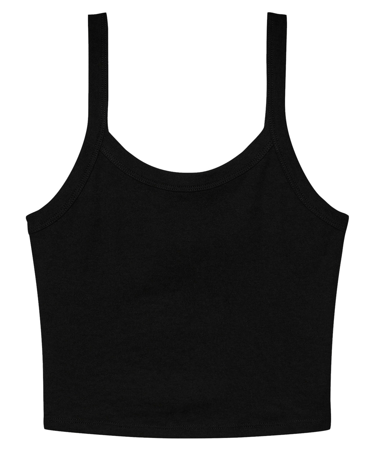 Bella Canvas Womens Micro Rib Spaghetti Strap Tank Fitted Stretch Vests