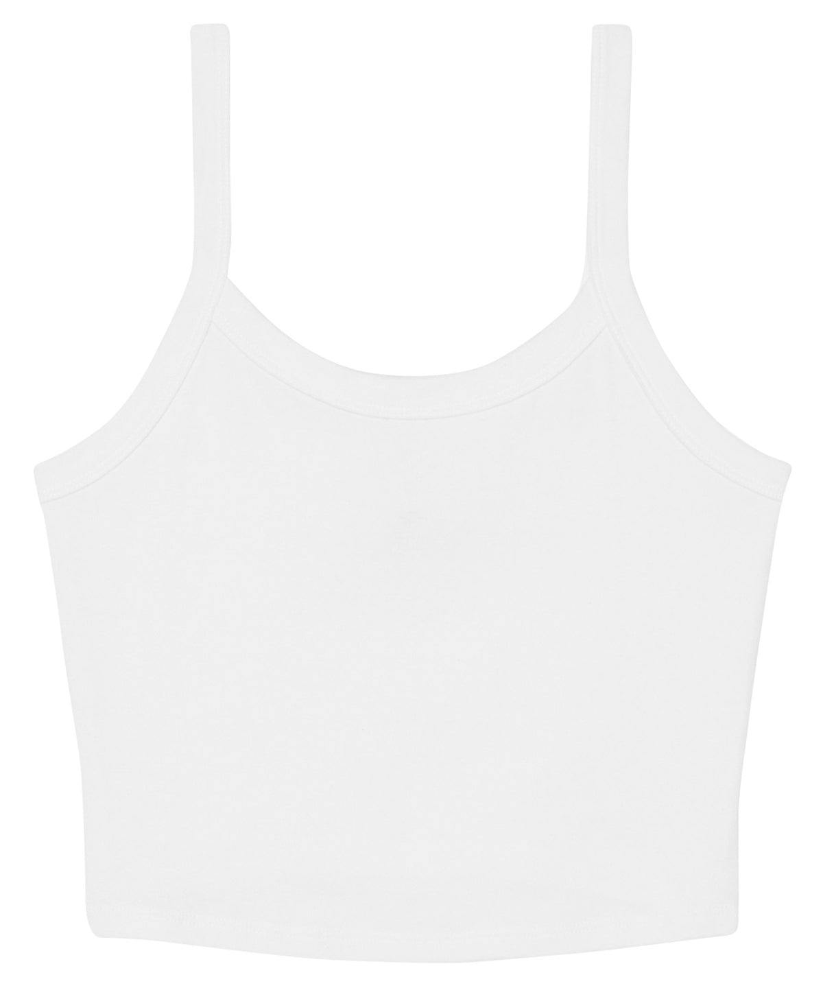 Bella Canvas Womens Micro Rib Spaghetti Strap Tank Fitted Stretch Vests