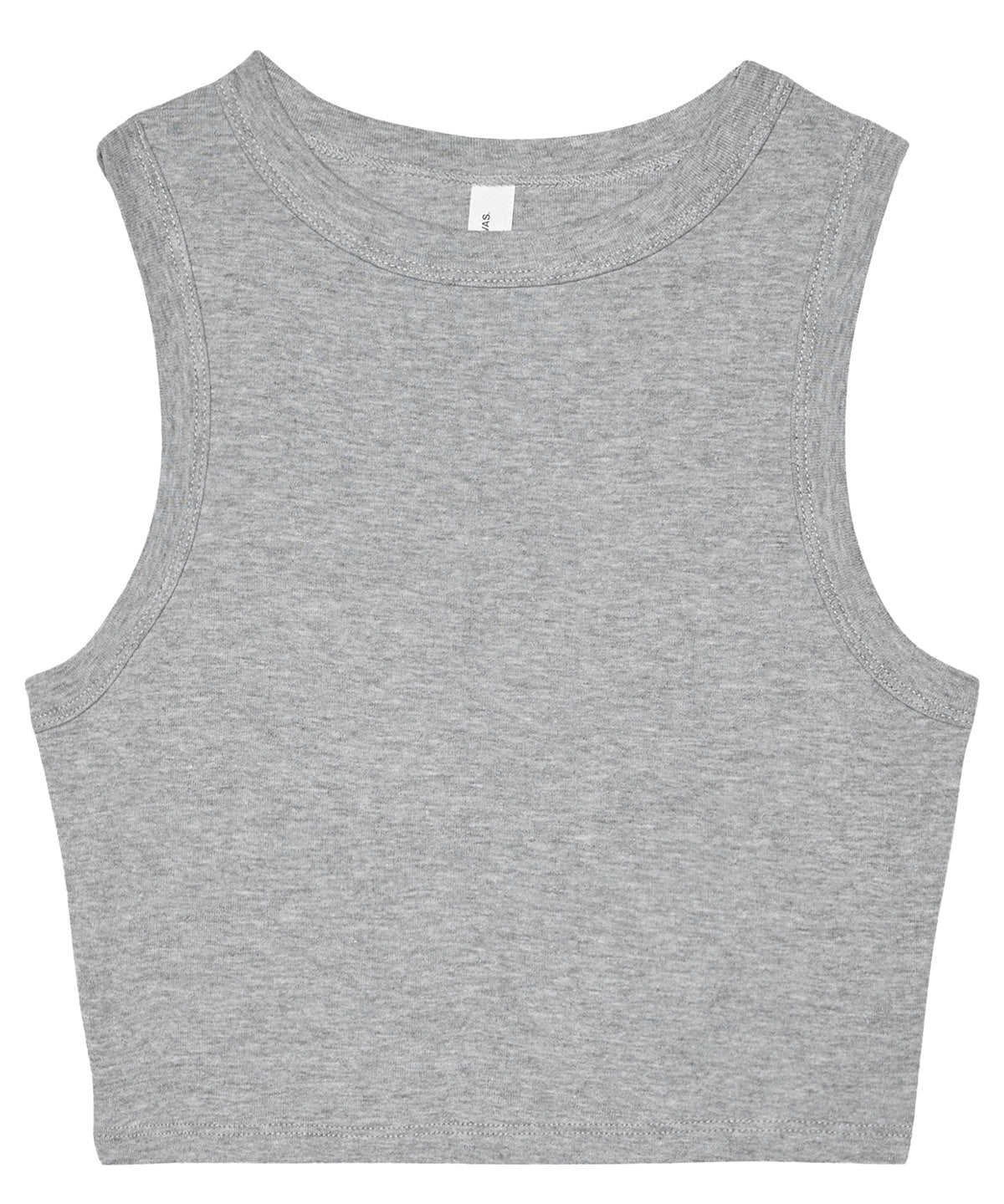 Bella Canvas Womens Micro Rib Muscle Crop Tank