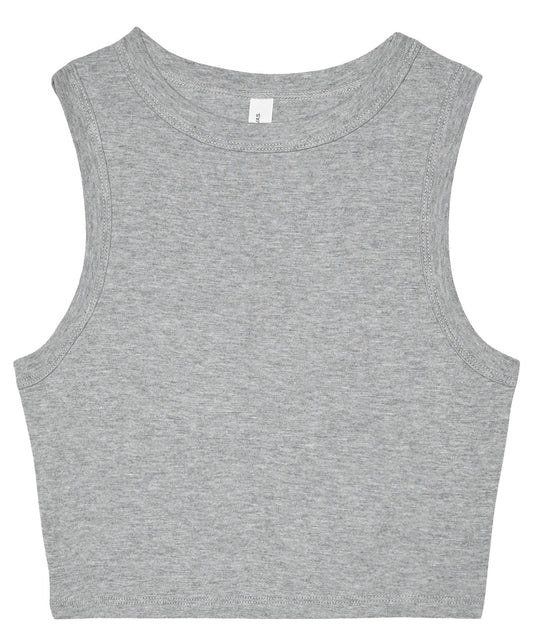 Bella Canvas Womens Micro Rib Muscle Crop Tank
