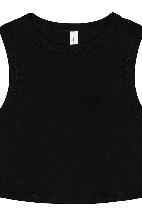 Bella Canvas Womens Micro Rib Muscle Crop Tank