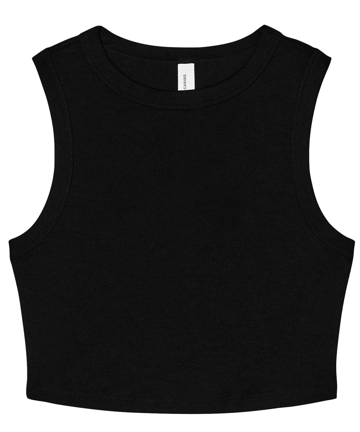 Bella Canvas Womens Micro Rib Muscle Crop Tank