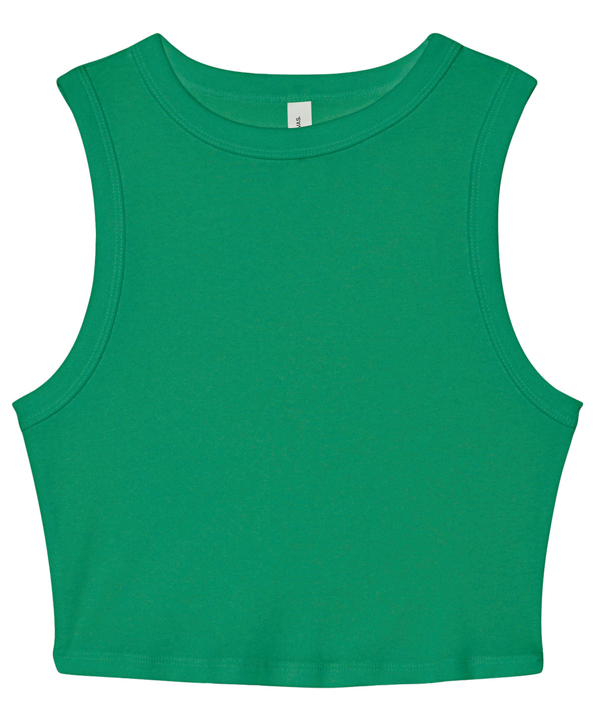 Bella Canvas Womens Micro Rib Muscle Crop Tank