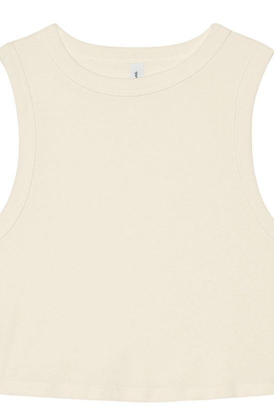 Bella Canvas Womens Micro Rib Muscle Crop Tank