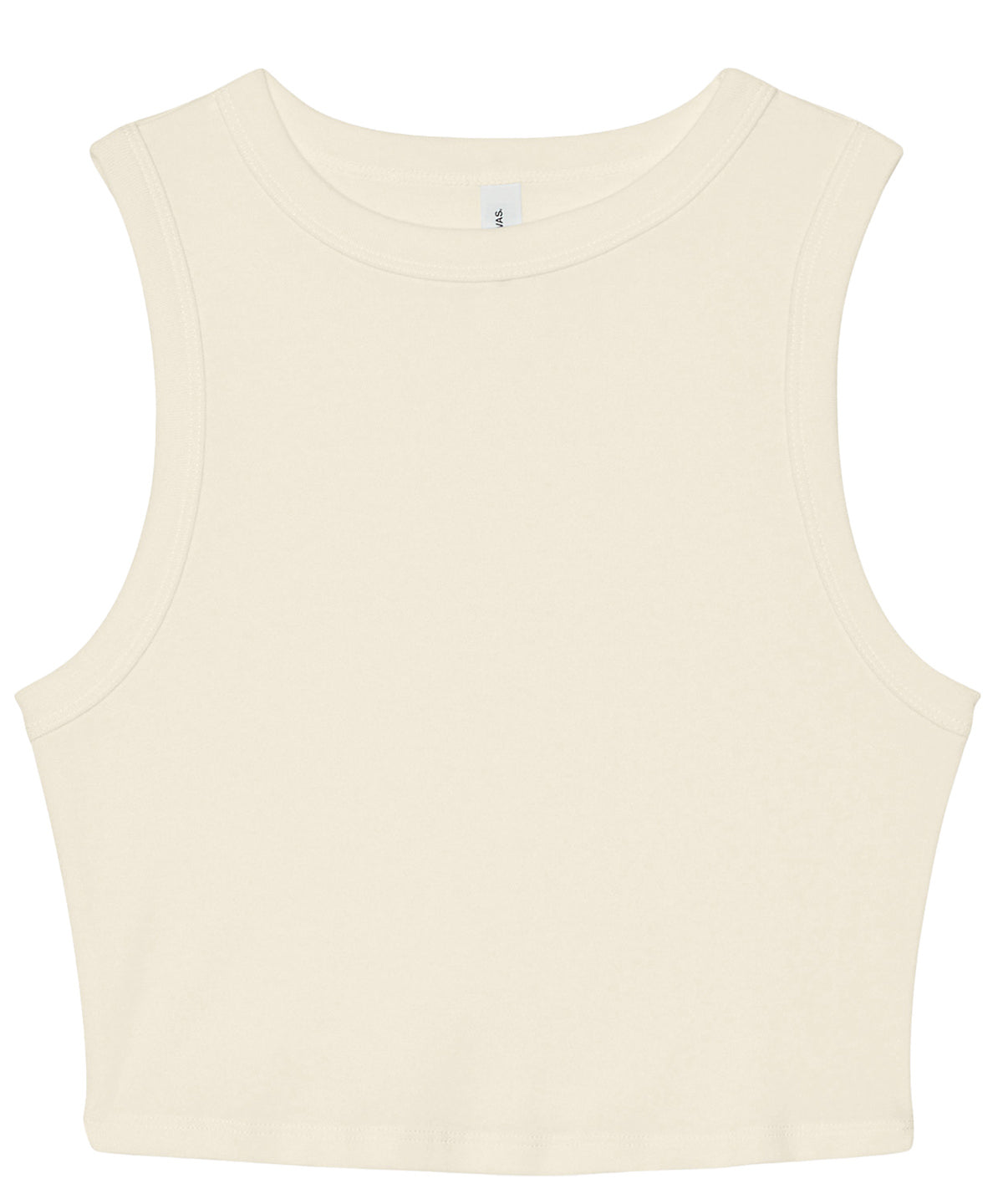 Bella Canvas Womens Micro Rib Muscle Crop Tank