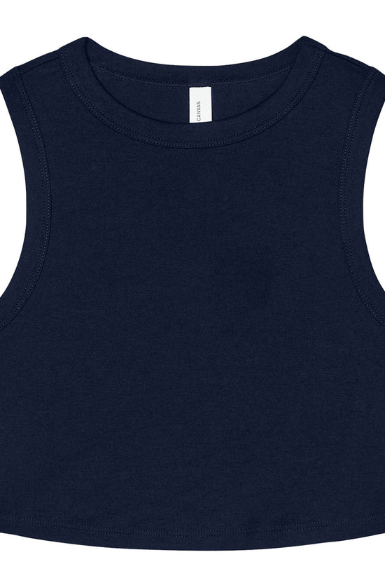 Bella Canvas Womens Micro Rib Muscle Crop Tank