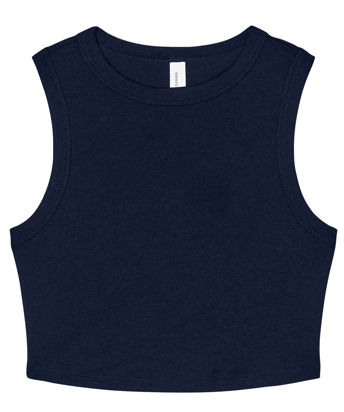 Bella Canvas Womens Micro Rib Muscle Crop Tank