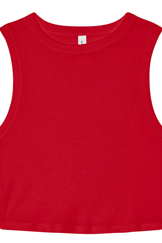 Bella Canvas Womens Micro Rib Muscle Crop Tank