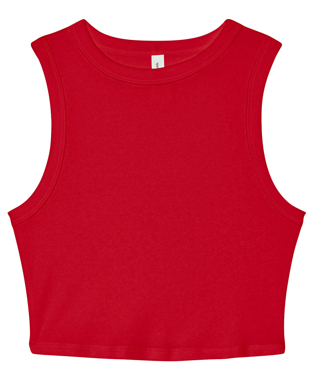 Bella Canvas Womens Micro Rib Muscle Crop Tank