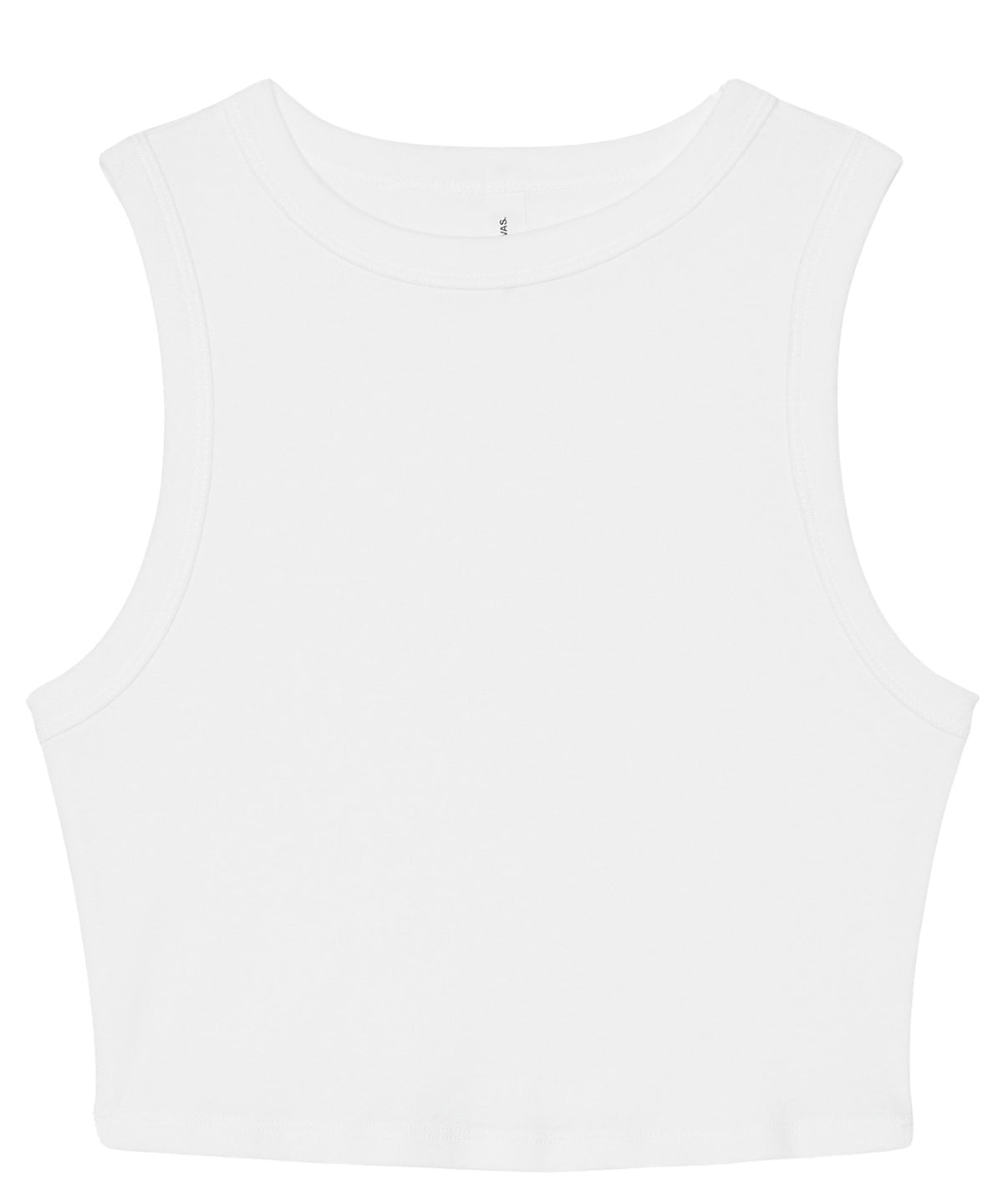 Bella Canvas Womens Micro Rib Muscle Crop Tank