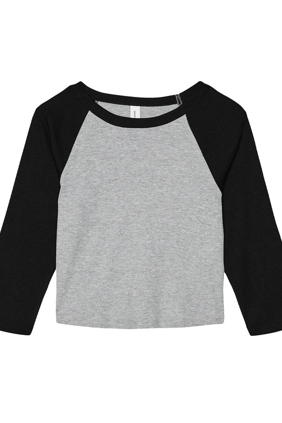 Bella Canvas Womens Micro Rib Raglan Baby TShirt