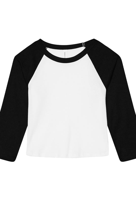 Bella Canvas Womens Micro Rib Raglan Baby TShirt