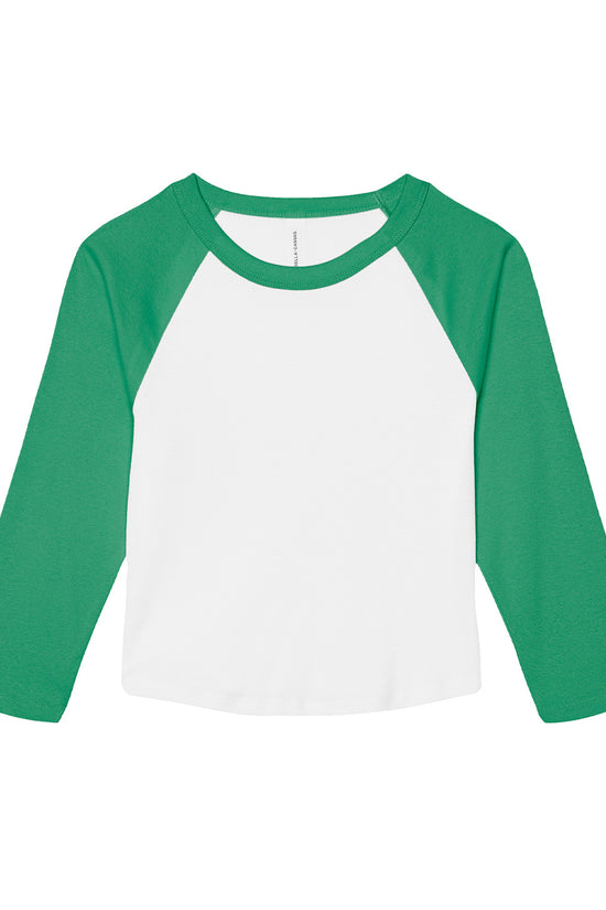 Bella Canvas Womens Micro Rib Raglan Baby TShirt