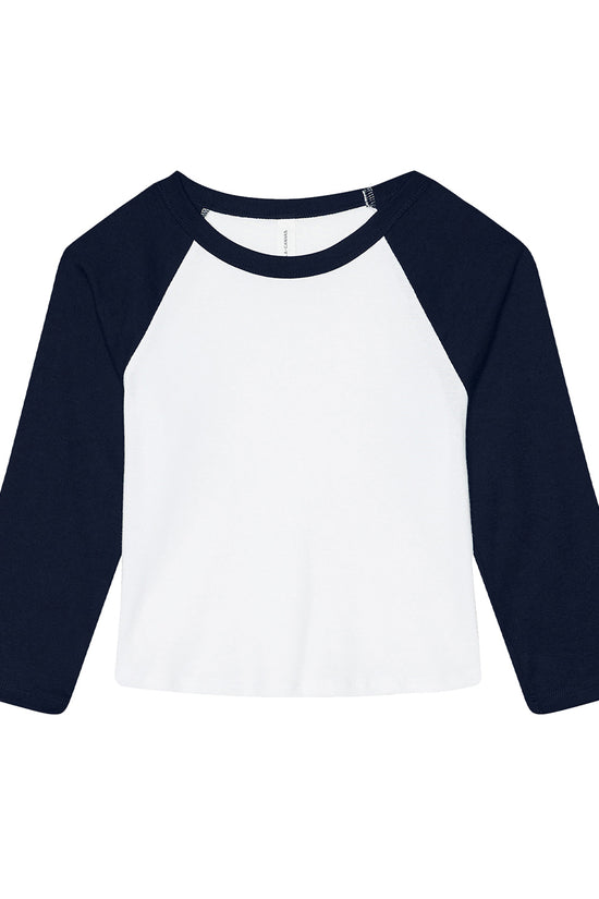 Bella Canvas Womens Micro Rib Raglan Baby TShirt