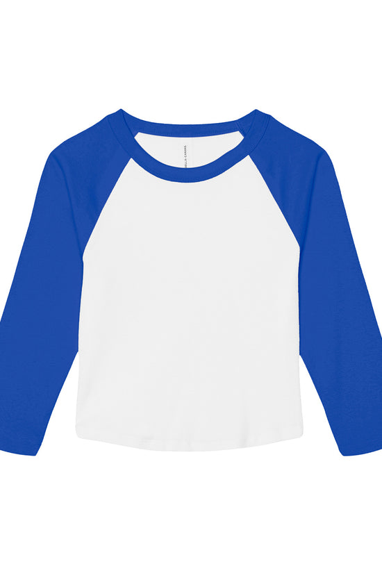 Bella Canvas Womens Micro Rib Raglan Baby TShirt