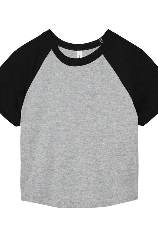 Bella Canvas Womens Micro Rib Raglan Baby TShirt