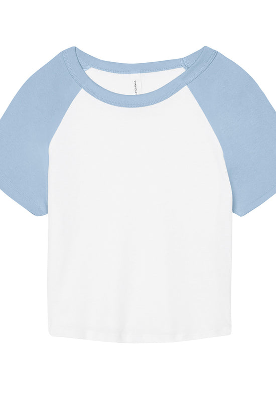 Bella Canvas Womens Micro Rib Raglan Baby TShirt