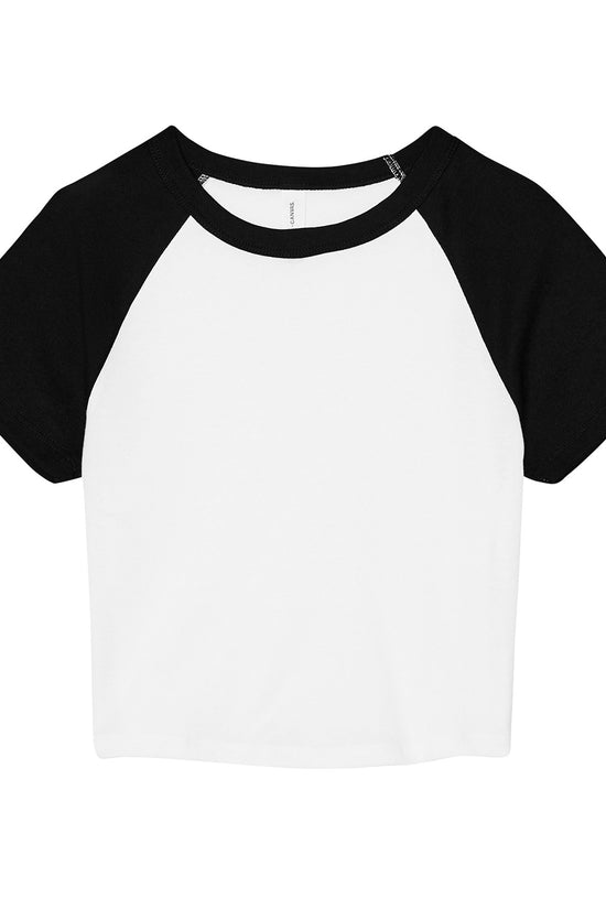 Bella Canvas Womens Micro Rib Raglan Baby TShirt