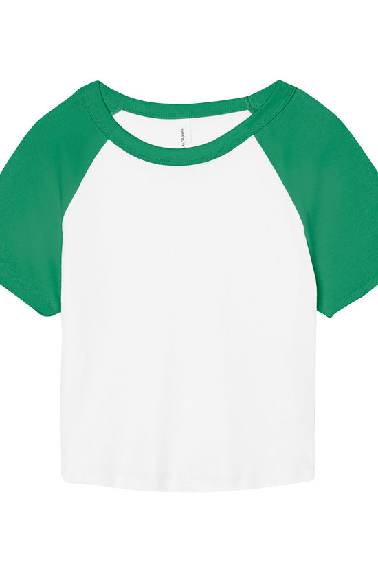 Bella Canvas Womens Micro Rib Raglan Baby TShirt
