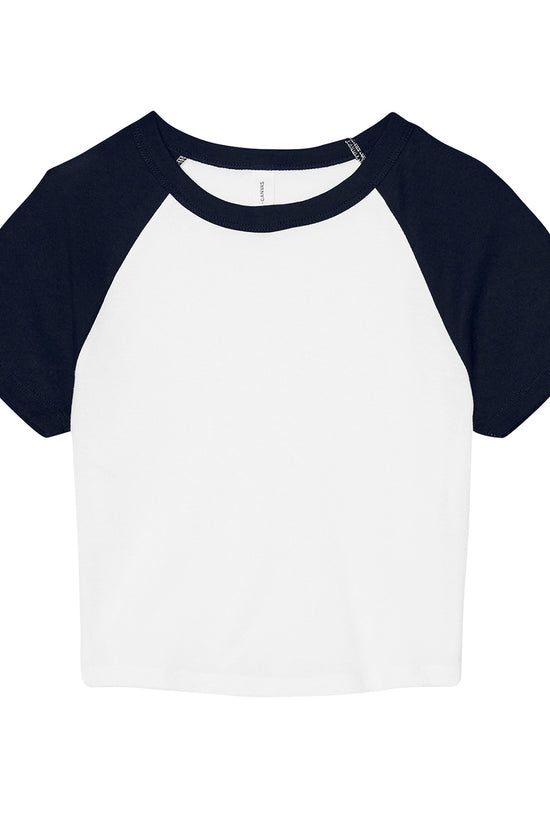 Bella Canvas Womens Micro Rib Raglan Baby TShirt