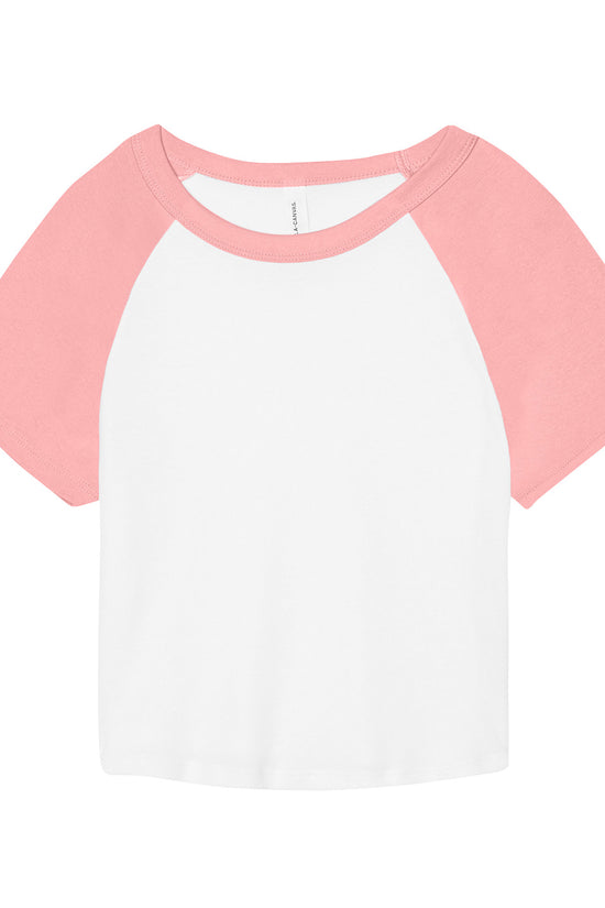 Bella Canvas Womens Micro Rib Raglan Baby TShirt