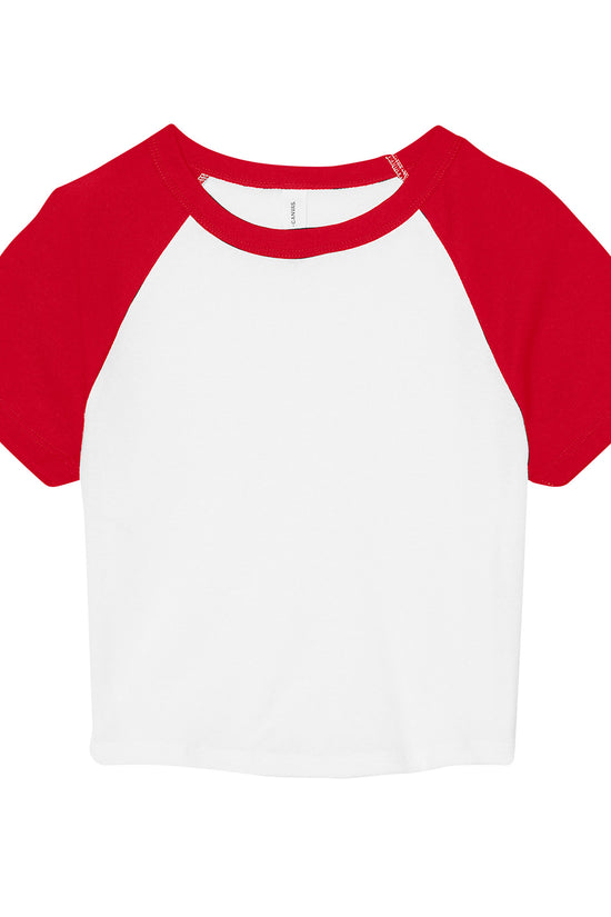 Bella Canvas Womens Micro Rib Raglan Baby TShirt