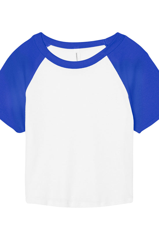 Bella Canvas Womens Micro Rib Raglan Baby TShirt