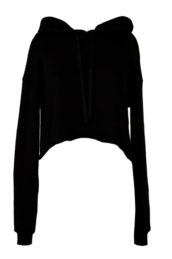 Bella Canvas Womens Cropped Fleece Hoodie Stylish Fall Essential