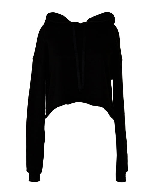 Bella Canvas Womens Cropped Fleece Hoodie Stylish Fall Essential