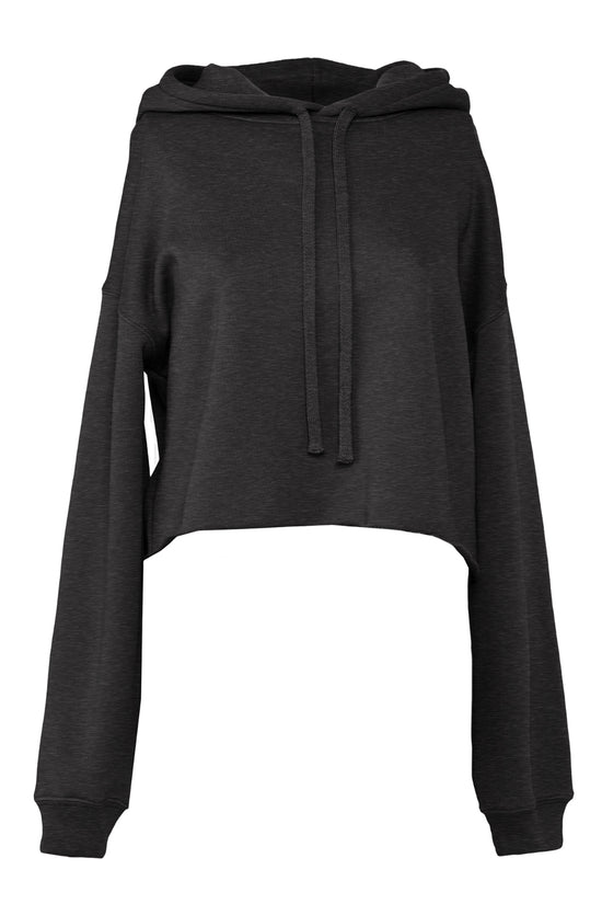 Bella Canvas Womens Cropped Fleece Hoodie Stylish Fall Essential