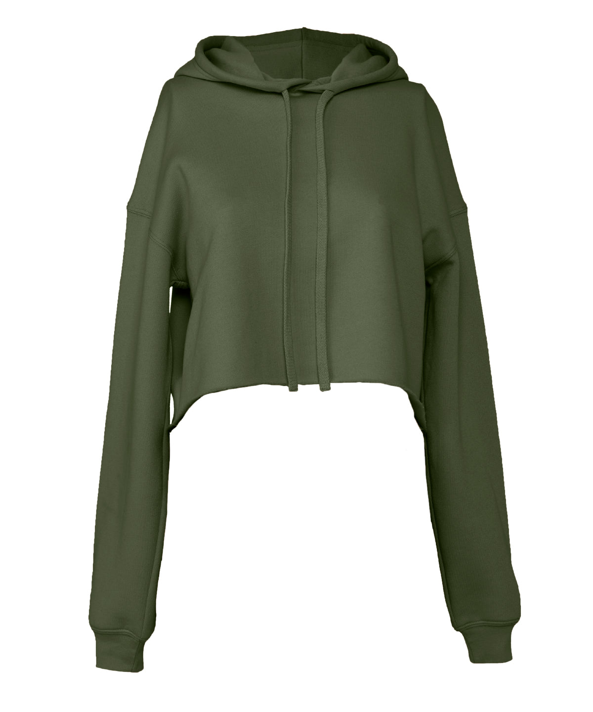 Bella Canvas Womens Cropped Fleece Hoodie Stylish Fall Essential