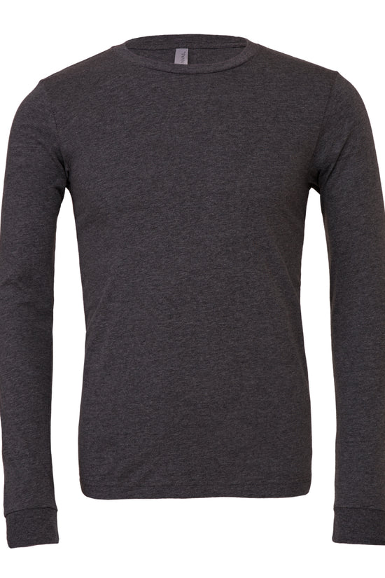 Heather CVC Long Sleeve Unisex TShirt Bella Canvas